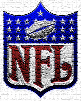 Red, white & blue National Football League colors.